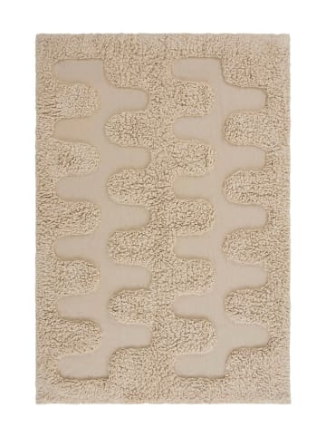 Jotex Baumwoll-Teppich "Kalei" in Creme/ Beige
