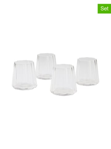 Jotex 4er-Set: Gläser "Nina" in Transparent - 260 ml