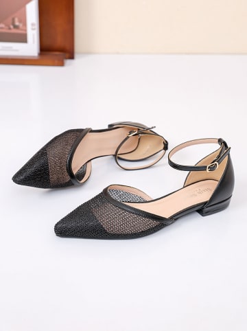 Sixth Sens Ballerinas in Schwarz