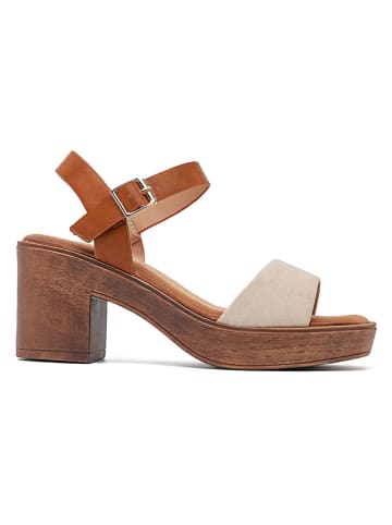 Sixth Sens Sandaletten in Beige/ Hellbraun