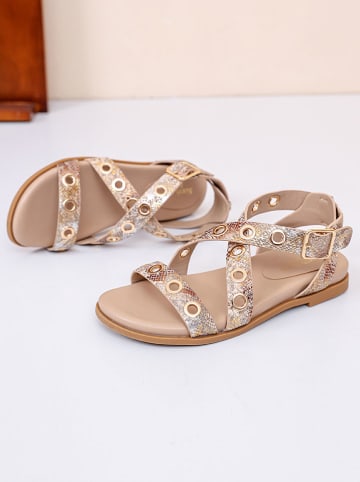 Sixth Sens Sandalen goudkleurig