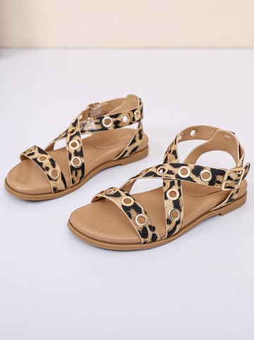 Sixth Sens Sandalen beige/bruin