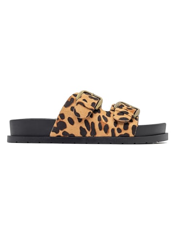 Sixth Sens Slippers beige/bruin