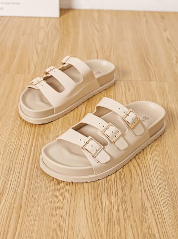 Sixth Sens Pantoletten in Beige