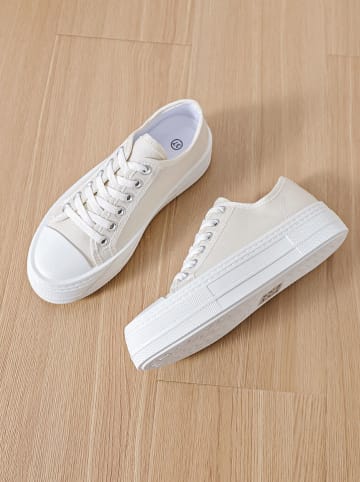 Sixth Sens Sneakersy w kolorze beżowym
