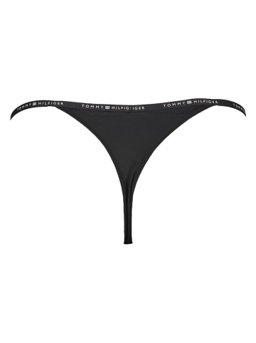 Tommy Hilfiger 3er-Set: Strings in Schwarz