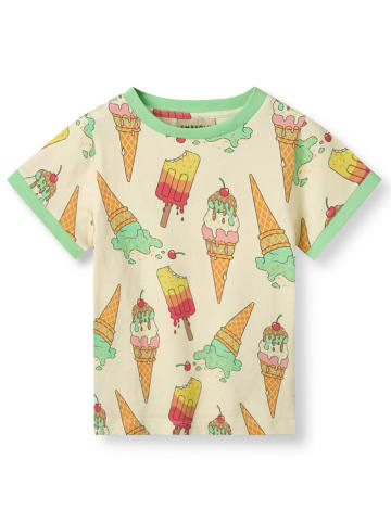 Småfolk Shirt "Eis" in Creme/ Bunt