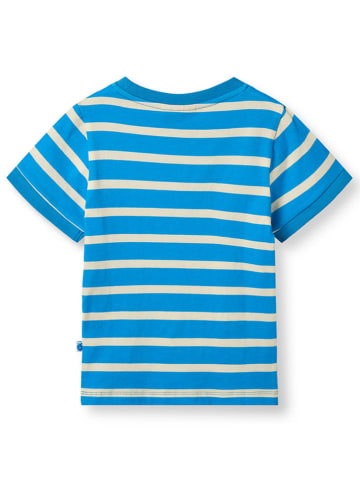 Småfolk Shirt "Oktopus" in Blau/ Rot