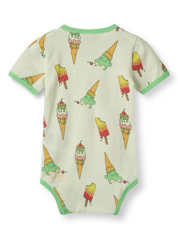 Småfolk Body "Eis" in Grün/ Bunt
