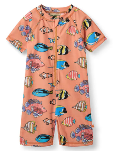 Småfolk Badpak "Fisch" oranje/meerkleurig
