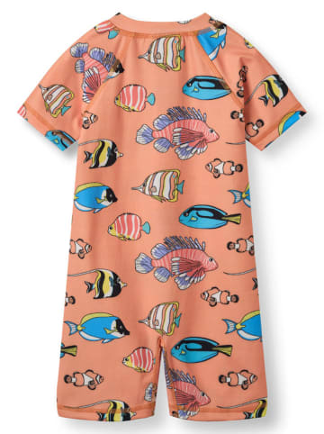 Småfolk Badpak "Fisch" oranje/meerkleurig