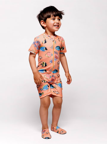 Småfolk Zwemschoenen "Fisch" oranje/meerkleurig