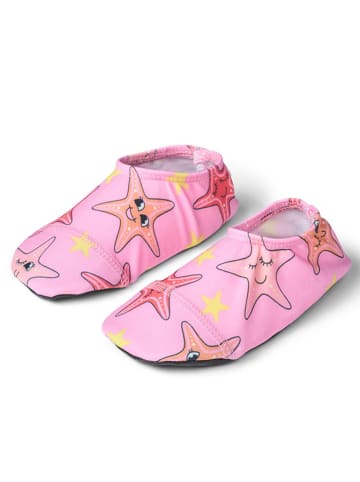Småfolk Badeschuhe "Seesterne" in Rosa