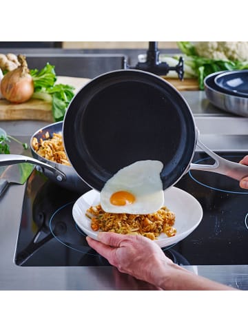 GREENPAN 2er-Set: Bratpfannen in Silber