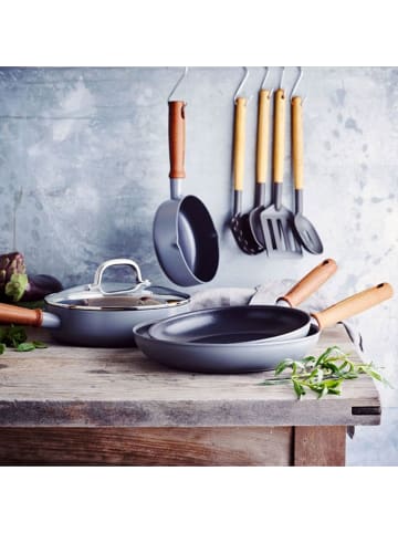 GREENPAN 3tlg. Set: Bratpfannen in Schwarz