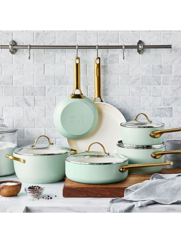 GREENPAN 2er-Set: Bratpfannen in Grün/ Beige