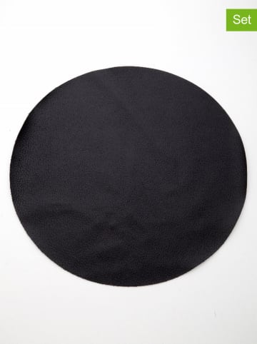 Steel-Function 2er-Set: Antirutschmatten in Schwarz - Ø 29,5 cm