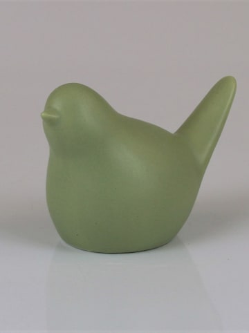 AM Design Dekofigur "Vogel" in Khaki - (B)12 x (H)9 cm