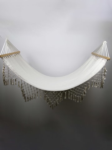 AM Design Hängematte in Creme - (B)140 x (H)190 x (T)30 cm