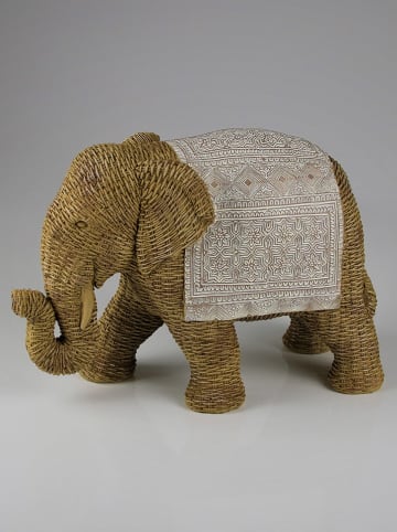 AM Design Dekofigur "Elefant" in Hellbraun - (B)17 x (H)12 cm
