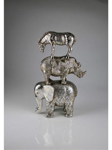 AM Design Figurka dekoracyjna w kolorze srebrnym - 23 x 33 cm
