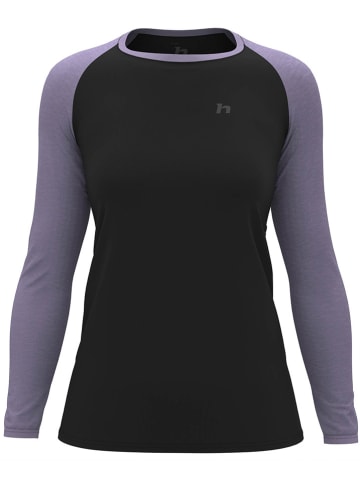 Hannah Funktionsshirt "Taregan" in Schwarz/ Lila