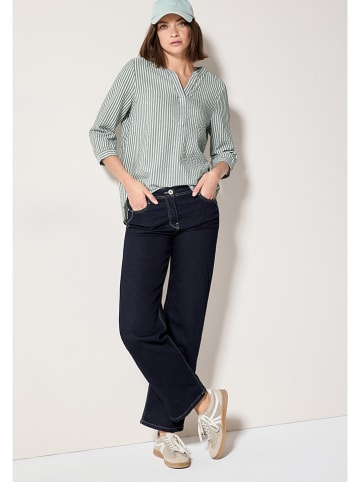 Cecil Bluse in Grün/ Weiß