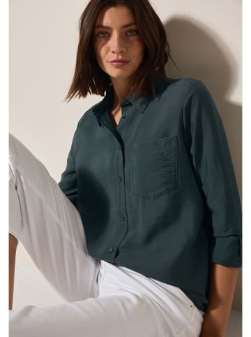 Cecil Bluse in Petrol