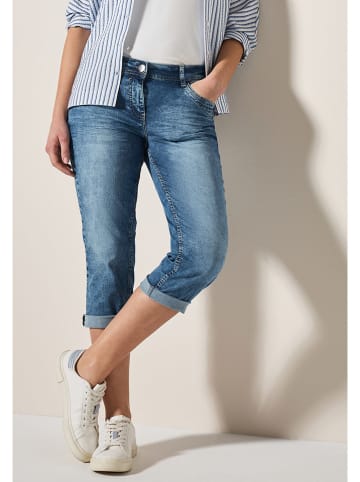 Cecil Jeans-Caprihose in Blau