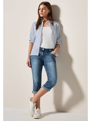Cecil Jeans-Caprihose in Blau