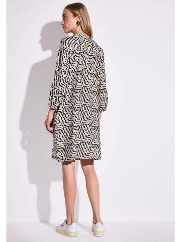 Street One Kleid in Creme/ Schwarz
