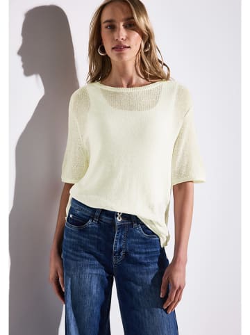 Street One Pullover in Creme