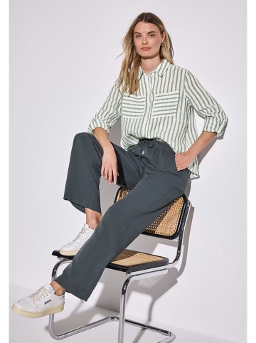 Street One Blouse wit/groen