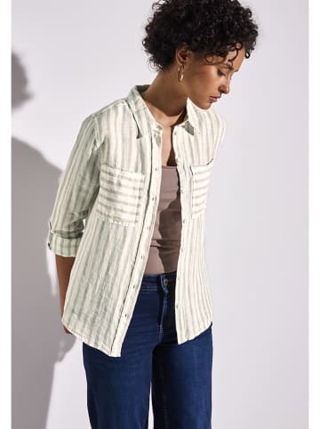 Street One Bluse in Creme/ Beige