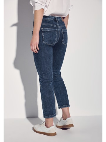 Street One Broek - slim fit - donkerblauw