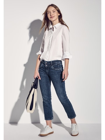 Street One Broek - slim fit - donkerblauw