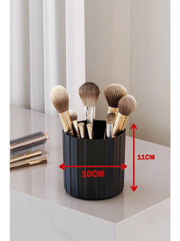 Violeta Home Organizery (2 szt.) w kolorze czarnym - wys. 11 x Ø 10 cm