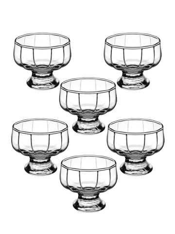 Violeta Home 6er-Set: Dessertschalen in Transparent - (H)8 x  Ø 10 cm