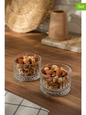 Violeta Home 6er-Set: Servierschalen in Transparent - (H)5,5 x  Ø 8 cm