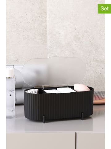 Violeta Home Organizery (4 szt.) w kolorze czarnym  - 24,5 x 9 x 10,5 cm