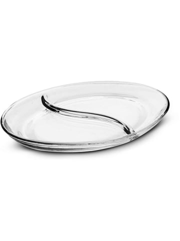 Violeta Home 2er-Set: Frühstücksteller in Transparent - (B)18 x (H)14 cm