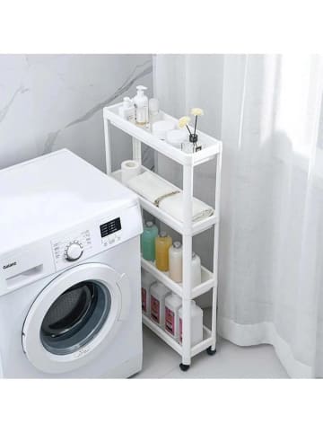 Violeta Home Rollregal in Weiß - (B)54 x (H)101 x (T)5,5 cm