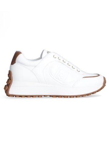Liu Jo Sneakers wit/lichtbruin