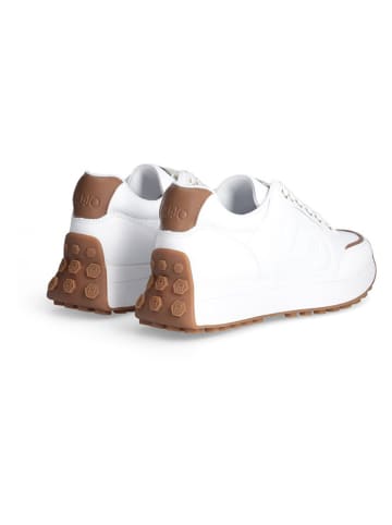Liu Jo Sneakers wit/lichtbruin