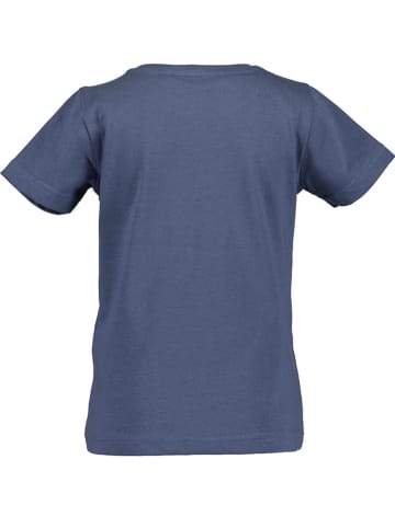 Blue Seven Koszulka w kolorze granatowym ze wzorem