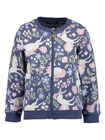 Blue Seven Sweatjacke in Dunkelblau/ Bunt