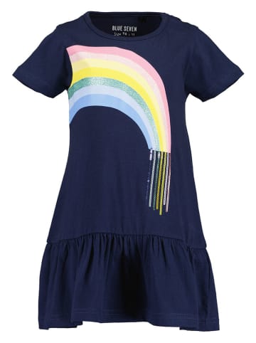 Blue Seven Kleid in Dunkelblau/ Bunt