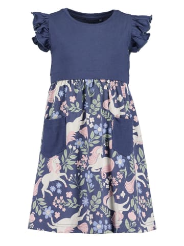 Blue Seven Kleid in Dunkelblau/ Bunt