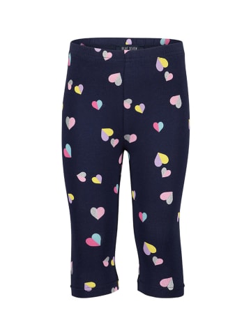 Blue Seven 2-delige set: caprileggings roze/donkerblauw/meerkleurig