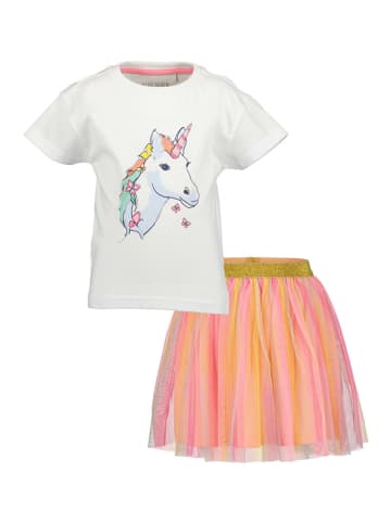 Blue Seven 2-delige outfit wit/meerkleurig